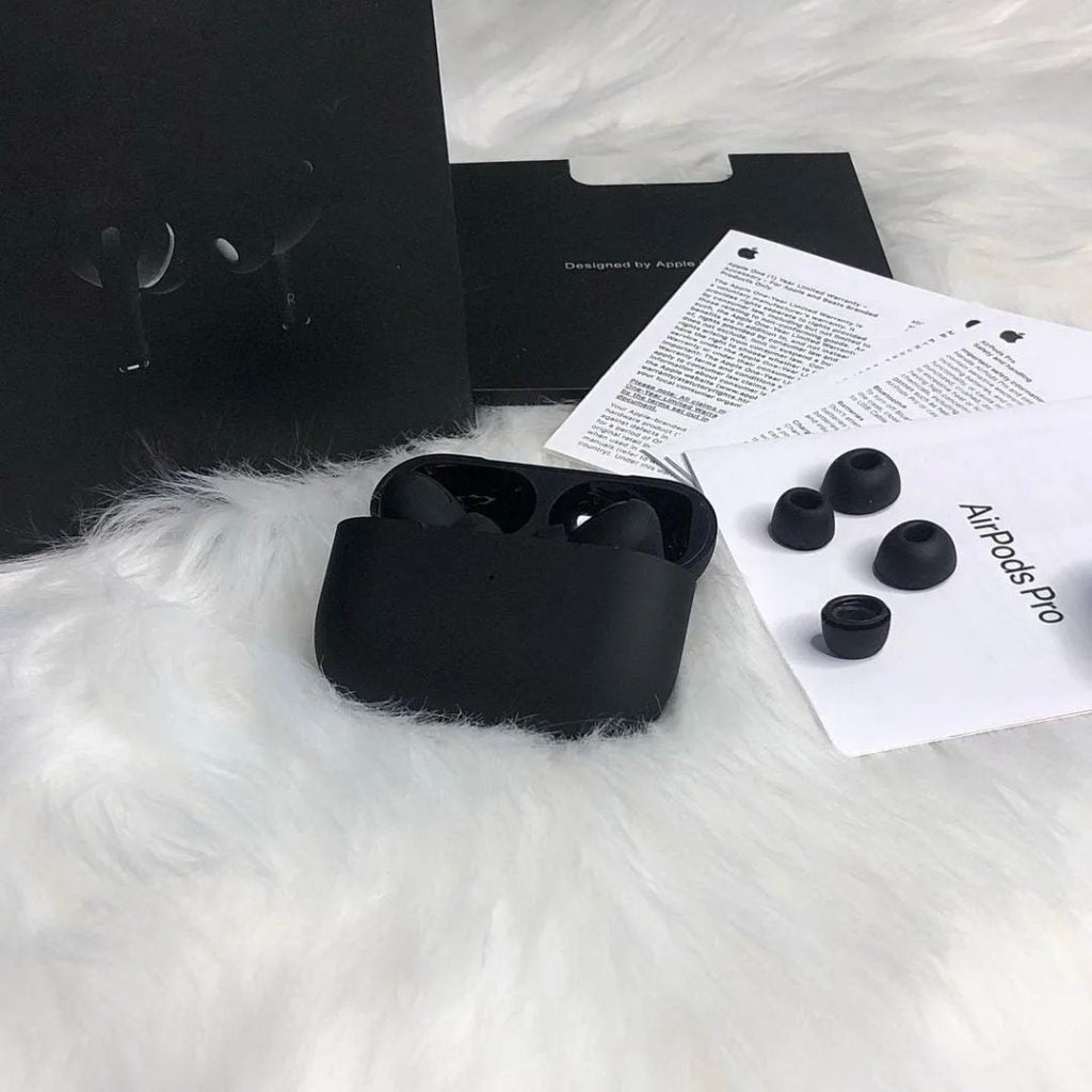 Airpods Pro 2 Black – Noise Cancelling Wireless Earbuds | Bluetooth 5.3 | Android | Cash on Delivery in Pakistan